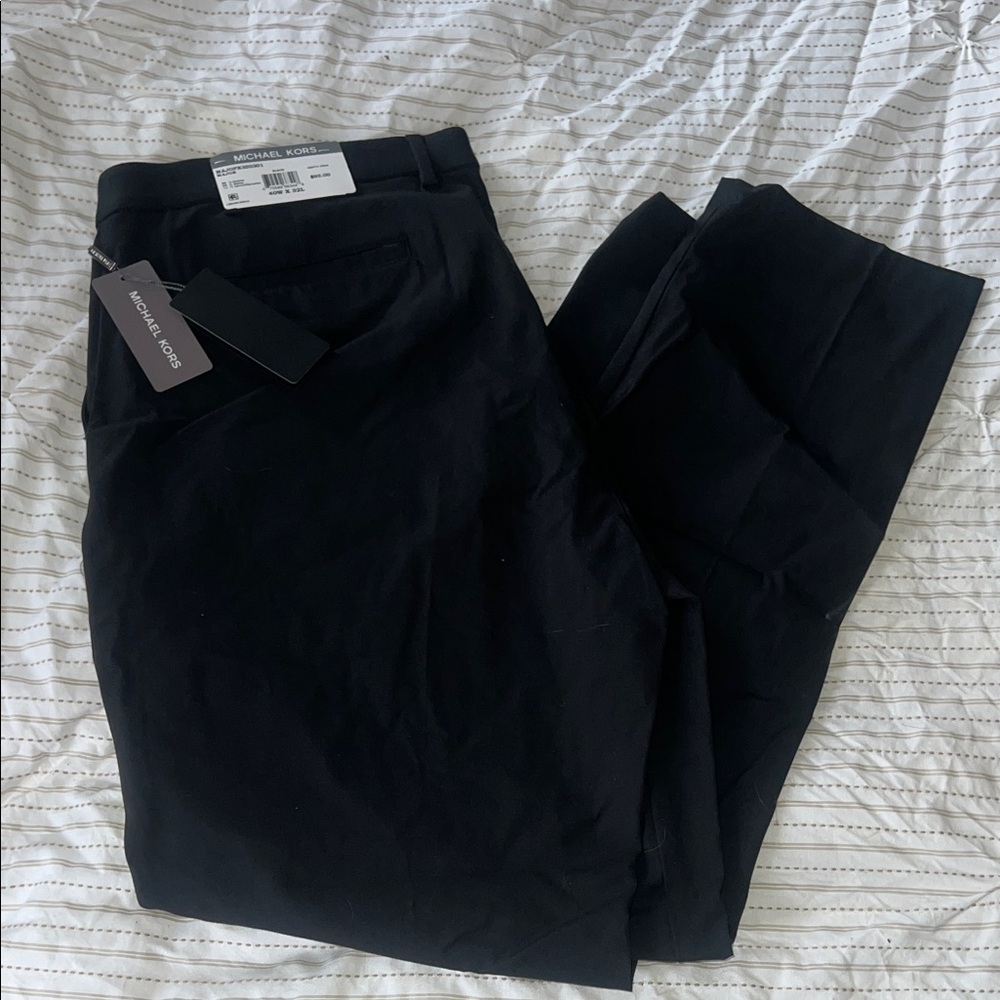 Michael Kors Men's Black Dress Slacks